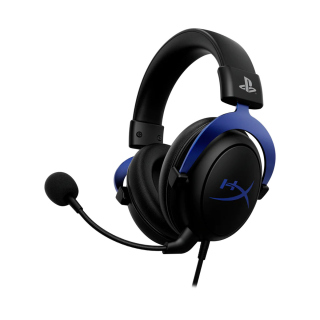 HyperX Cloud Wired Gaming Headset With Noise-Cancelling Mic For PS5/PS4 - Black/Blue