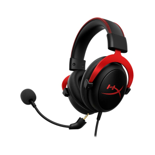 HyperX Cloud ll Virtual 7.1 Surround Sound Wired Gaming Headset - Black/Red