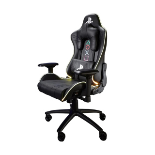 Xrocker Official PlayStation® RGB Amarok Gaming Chair with LED Lighting - Black