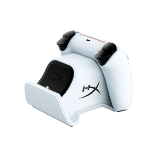 HyperX ChargePlay Duo Controller USB-C Charging Station For PS5 DualSense™ Wireless Controllers -White/Black