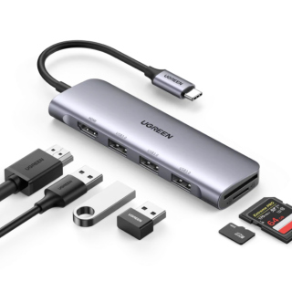 UGreen CM511 USB-C  6-in-1 Multifunctional Adapter
