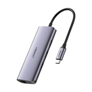 UGreen USB-C to 3xUSB 3.0+RJ45+USB-C Multifunction Adapter