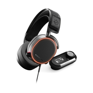 SteelSeries Arctis Pro Game DAC Wired Gaming Headset Dedicated DAC &amp; Amp Noise Cancellation For PC PS5/4 - Black