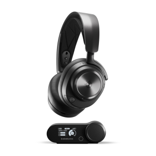 SteelSeries Arctis Nova Pro Wireless Gaming Headset with 360° Spatial Audio &amp; Active Noise Cancellation For PC &amp; PS4/5 - Black