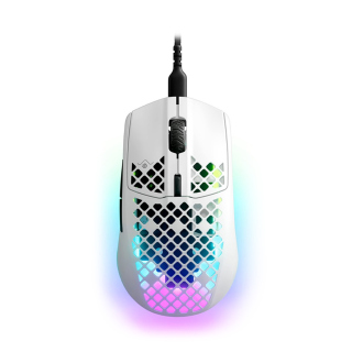SteelSeries Aerox 3 Ultra Lightweight Wired Gaming Mouse - White