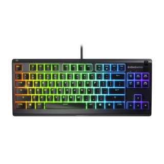 SteelSeries Apex 3 TKL Wired Gaming Keyboard - Whisper Quiet Switches