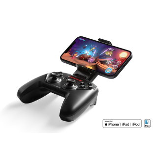 SteelSeries Nimbus + Wireless Gaming Controller for Apple Products with Included iPhone Mount (Made for iOS, iPadOS, tvOS)