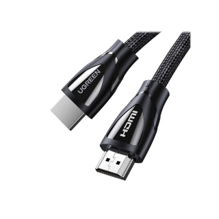 UGreen HD140 HDMI 8K Ultra HD High Speed Cable 2M Male to Male with Cotton Braided - Black