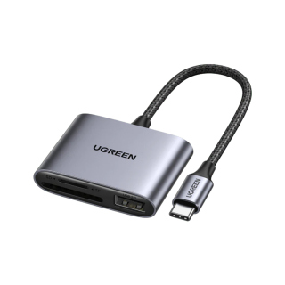 Ugreen 3-in-1 USB-C To SD/TF + USB 2.0 Memory Card Reader