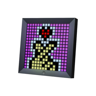 Divoom Pixoo Pixel Art Dot Tone Bluetooth 16 X 16 LED Digital Frame For RGB Light Gaming Digital Alarm Clock - Black