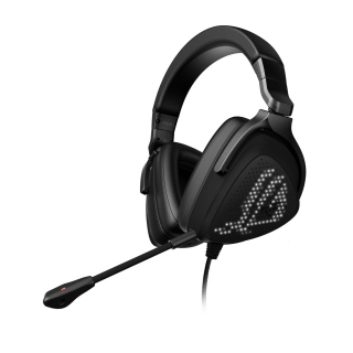 Asus ROG Delta S Animate Wired Gaming Headset Noise-Canceling Mic Compatible with PC PlayStation 4/ 5 Nintendo Switch™