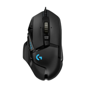 Logitech G502 Hero High Performance Upto 16,000 DPI Wired Gaming Mouse