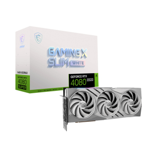 MSI GeForce RTX 4080 Super 16G Gaming X Slim White Edition Graphic Card