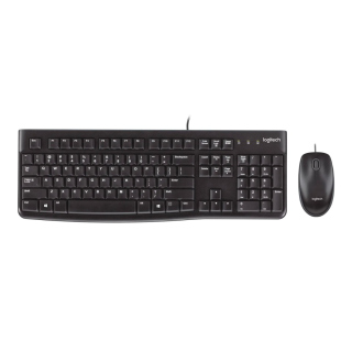Logitech MK120 Wired Keyboard and Mouse Combo Set 
