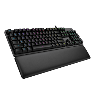 Logitech G513 Carbon Wired Mechanical Gaming Keyboard  GX Blue Clicky - Black 