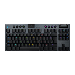 Logitech G915 TKL LIGHTSPEED LIGHTSYNC RGB Wireless Mechanical Gaming Keyboard GL Tactile Switch - Black