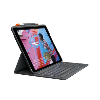 Logitech Slim Keyboard Folio for iPad Air 10.5" (3rd Generation)- Graphite - Arabic