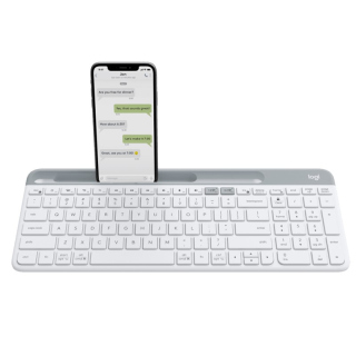 Logitech K580 Slim Multi Device Wireless Keyboard - White