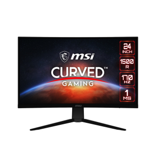 MSI G242C 23.6'' FHD VA 170Hz 1ms Curved Gaming Monitor With Display 1500R AMD FreeSync