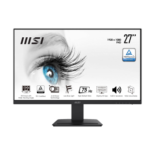 MSI PRO MP273 27" FHD IPS 75Hz 5ms Business & Productivity Monitor With AMD FreeSync