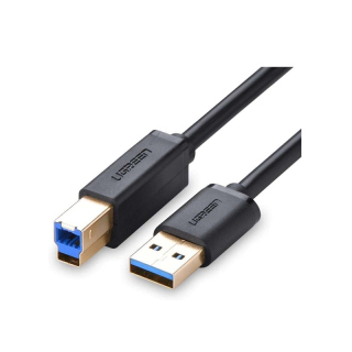 UGreen USB 3.0 A Male to B Male Cable 2M - Black