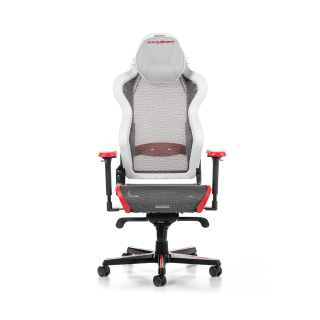 DXRacer Air Pro Mesh Modular Design Ultra-Breathable Magnetic Lumbar Support Gaming Chair - White/Red/Black