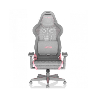 DXRacer Air 3 Series Timeless Ultra-breathable Mesh Magnetic Lumbar Support Gaming Chair - Pink/Grey