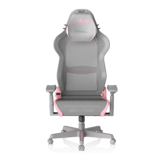 DXRacer Air Series 4D Armrest Nylon Base Gaming  Chair Gray/Pink