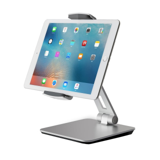 Upergo AP-7XN Adjustable Phone And Tablet Stand/Holder Aluminum Alloy, For Up to 14" iPad And Tablet - Silver
