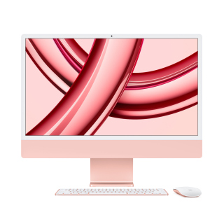 Apple iMac 24" M3 8-Core CPU 10-Core GPU 16GB RAM 256GB SSD (Eng/Arb KB) - Pink