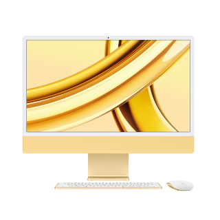 Apple iMac 24" M3 8-Core CPU 10-Core GPU 16GB RAM 512GB SSD (Eng/Arb KB) - Yellow