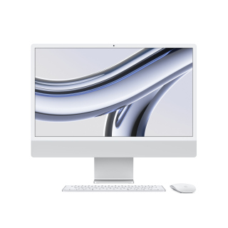 Apple iMac 24" M3 8-Core CPU 8-Core GPU 16GB RAM 512GB SSD (Eng/Arb KB) -Silver