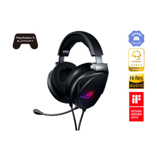 Asus Rog Theta Superior 7.1 AI Noise-Cancelling USB-C RGB Gaming Headset For PC,PS4/PS5,Xbox,Switch &amp; Smart Devices