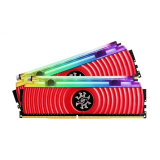 XPG SPECTRIX D80 16GB (2x8GB) DDR4 3600MHz RGB Liquid Cooling Desktop Memory Kit - Red