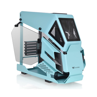 Thermaltake AH T200 Helicopter Styled Open Frame Micro ATX Gaming Case - Turquoise