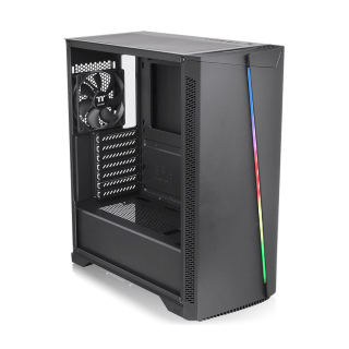 Thermaltake H350 TG RGB Mid Tower Tempered Glass Side Panel Case - Black