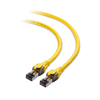 Kuwes Cat.8 High Speed Ethernet Cable Up To 40Gbps - 2m - Yellow