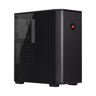 Corsair Carbide Series 175R RGB Mid Tower Steel Plastic Tempered Glass Panel Case with 1 Fan - Black