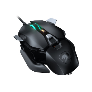 Cougar Dual Blader Fully Customiable Ambidextrous Ergonomics 16000 DPi Gaming Mouse - Black