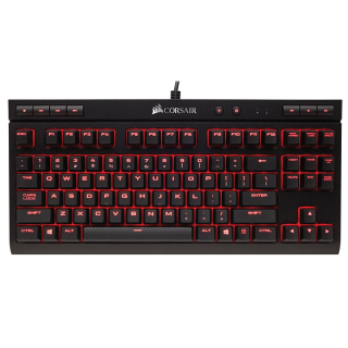 Corsair K63 TKL Compact Mechanical Gaming Keyboard Cherry MX Red Switch