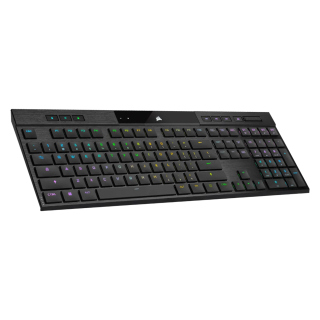 Corsair K100 Air Wireless RGB Mechanical Gaming Keyboard Cherry MX Key Switch Ultra Low Profile Tactile &amp; Fast - Black