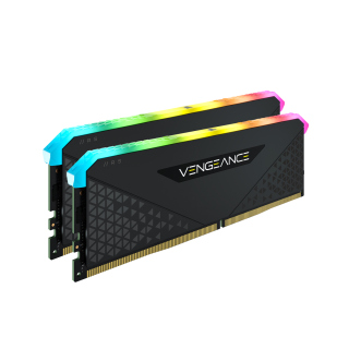 Corsair Vengeance RGB RS 16GB (2x8GB) DDR4 3600MHz C18 Desktop Memory Kit - Black