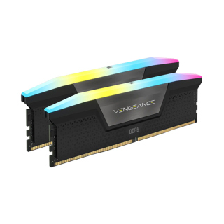 Corsair Vengeance RGB 32GB (2x16GB) DDR5 5200MHz C40 Memory Kit - Black