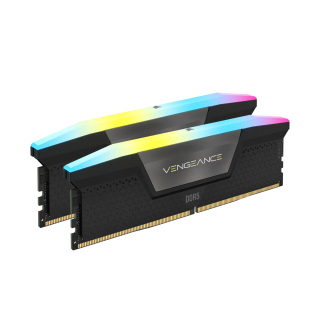 Corsair Vengeance RGB 32GB (2x16GB) DDR5 5600MHz C36 Desktop Memory Kit - Black