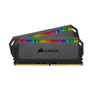 Corsair Dominator Platinum RGB 16GB (2x8GB) DDR4 3200MHz C16 Desktop Memory Kit - Black
