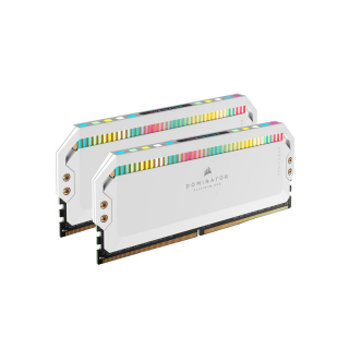 Corsair Dominator Platinum RGB 32GB (2x16GB) DDR5 5600MHz C36 Memory Kit - White