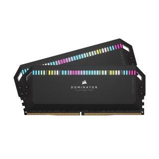Corsair Dominator Platinum RGB 32GB (2x16GB) DDR5 6000MHz C30 Desktop Memory Kit - Black