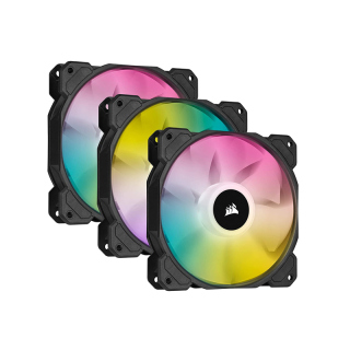 Corsair iCUE SP120 RGB Elite Performance 120mm Fan with Air Guide Technology - Black