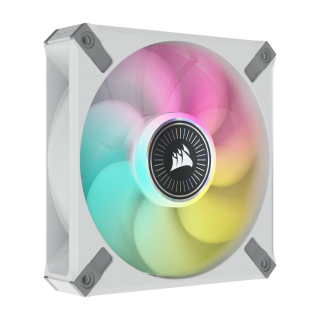 Corsair ML120 RGB ELITE Premium Magnetic Levitation RGB Single Fan With AirGuide Technology - White