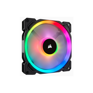 Corsair iCUE LL140 RGB 140mm with Dual Light Loop RGB LED PWM Single Fan - Black